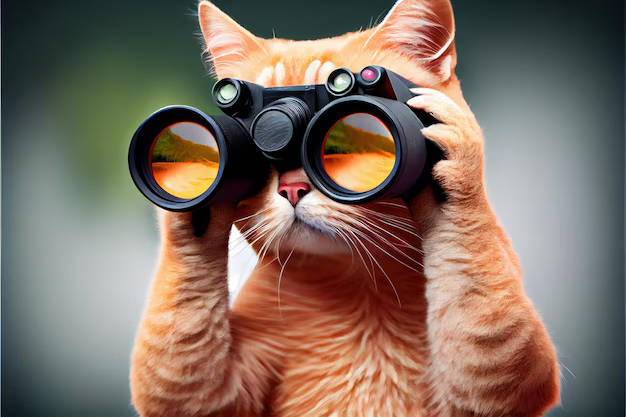 Binóculos para observação de animais